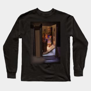 Book diorama - magical castle Long Sleeve T-Shirt